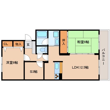 安倍川駅 徒歩9分 1階の物件間取画像